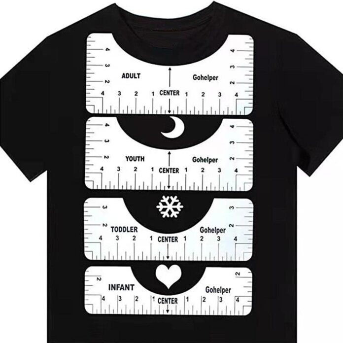 THE STYLE SUTRA® 4Pc T-Shirt Alignment Tool - Centering Tool Vinyl T Shirt Ruler Guide Design| Scrapbooking & Paper Crafts | Scrapbooking | Scrapbooking Tools