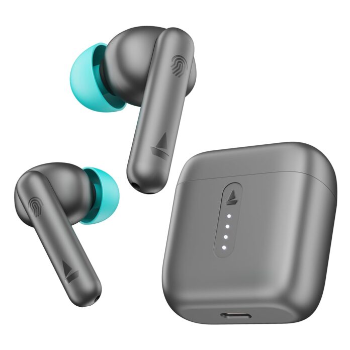 boAt Airdopes 141 Bluetooth Truly Wireless in Ear Ear Buds w/ 42H Playtime,Low Latency Mode for Gaming, ENx Tech, IWP, IPX4 Water Resistance, Smooth Touch Controls(Cyan Cider)