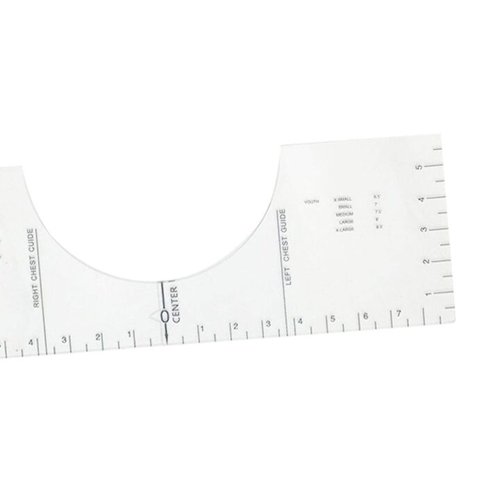 IVELECT T-Shirt Alignment Tool - DIY Centering Tool Vinyl T Shirt Ruler 18x6inch