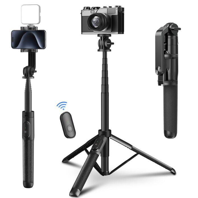 Mobilife Long Selfie Stick with Reinforced Tripod Stand 64