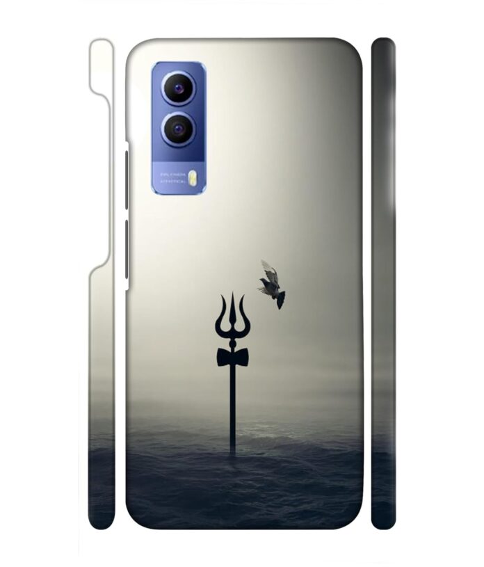 TrishArt Premium ''Shiva Trishul in The Sea'' -(Bird) Printed Hard Mobile Back Cover & Case for Vivo Y53s 5G, Designer | Protective & Premium Cover & Case