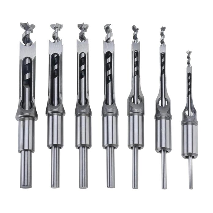 Enakshi Woodworking Mortising Chisels HSS for Drill Press Attachments DIY Woodworking 7Pcs B|Home & Garden | Tools | Power Tools | Drill Bits