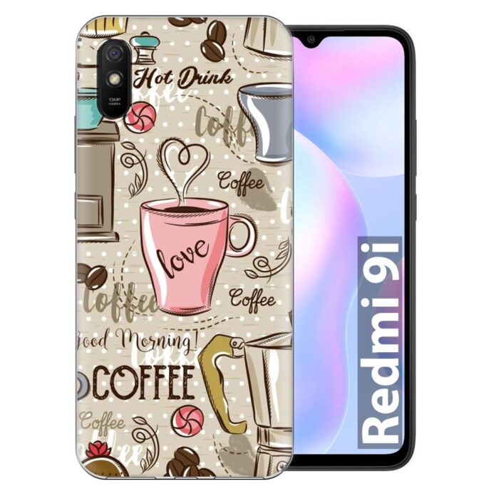 Fashionury Printed Soft Silicone Designer Pouch Mobile Back Cover for Mi Redmi 9A / 9A Sport / 9i / 9i Sport case and Covers | for Boys & Girls -p035 Multi-Coloured