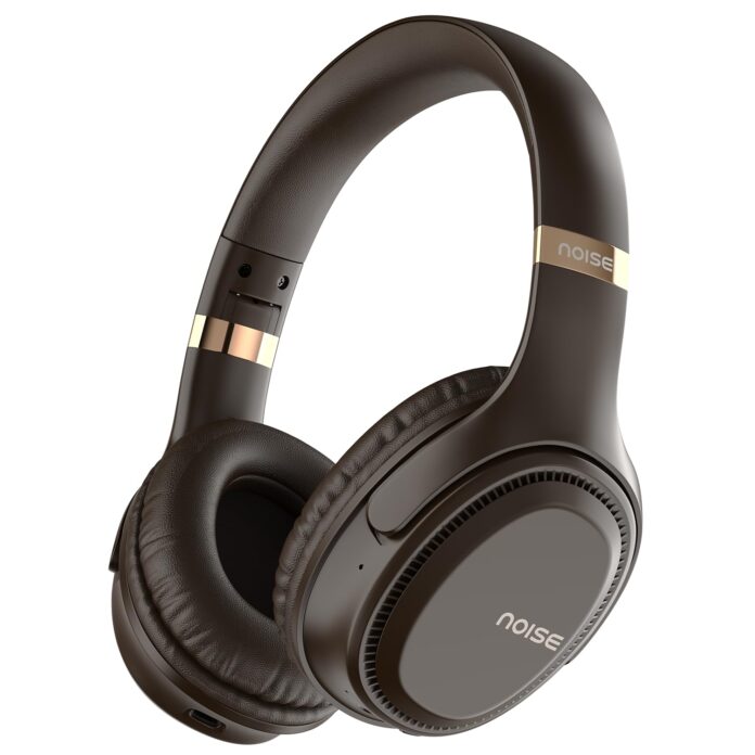 Noise 3 Wireless On-Ear Headphones with 70H Playtime, 40mm Driver, Low Latency(up to 45ms),Dual Pairing, BT v5.3 (Dark Brown)