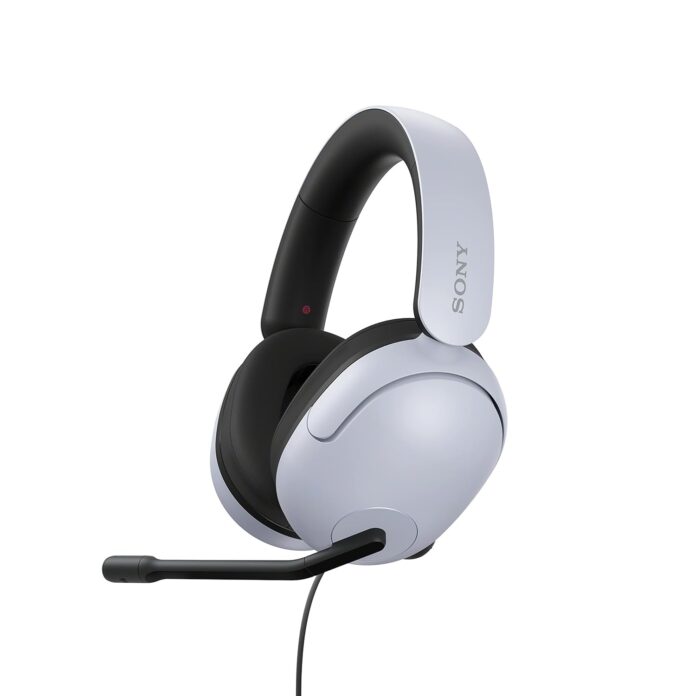 Sony INZONE H3, MDR-G300 Wired Gaming Headset, Over-Ear Headphones with 360 Spatial Sound, USB Wired Over-Ear Professional + USB Connector, flip to Mute mic, App Support & PC Compatible (White)