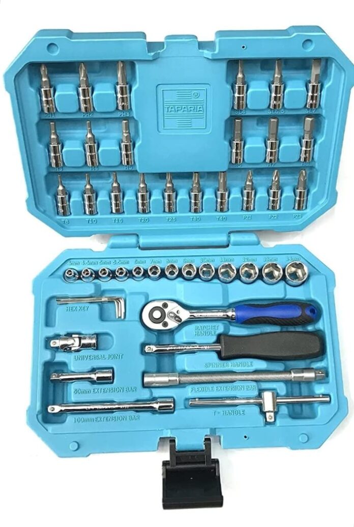 Taparia 46 pcs Socket Combination DIY Repair Tool kit