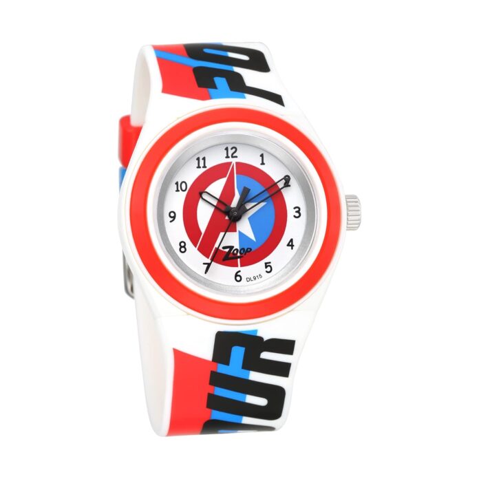 Zoop Plastic by Titan Quartz Analog Watch for Kids-Nsc4048Pp45, Band Color:Multicolor