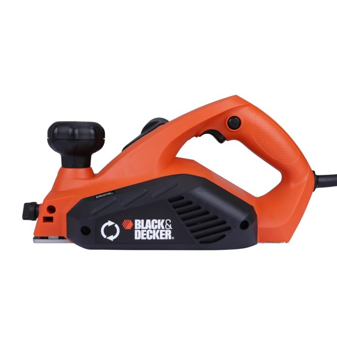 BLACK+DECKER KW712 650W Corded Electric Wood Planer for Carpentry, Interior Designing & Construction Application for Home, DIY & Professional Use, 1 Year Warranty, ORANGE & BLACK