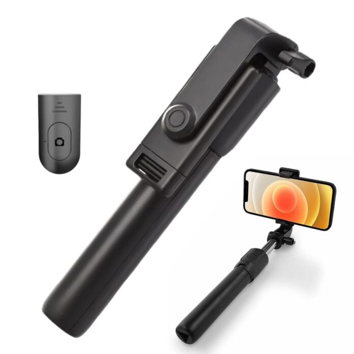 SHUBONIK Selfie Stick with Tripod Stand,Bluetooth Extendable Tripod for Mobile Phone,3-in-1Multifunctional Selfie Stick for iPhone/Mi/OnePlus/Samsung/Oppo/Vivo and All Phones, Best for Vlogging