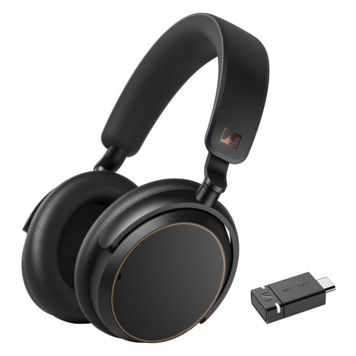 Sennheiser ACCENTUM Wireless Special Edition - ACCENTUM Headphones and Free BTD 600 Bluetooth Dongle Worth ₹5,990 Streaming and Crystal Clear Calls - 50-Hour Battery Playtime - Copper