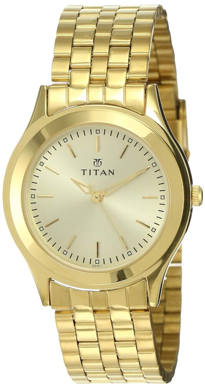 Titan Analog Gold Dial Men's Watch NM1648YM02/NN1648YM02/NP1648YM02