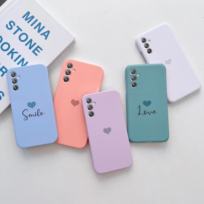 COLORflow Back Cover case Compatible with Samsung A34 5G | Pastel Hearts Color Customized Back Cover Compatible with Samsung Galaxy A34 5G