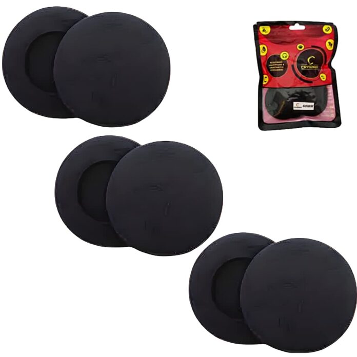 Crysendo Headphone Cushion Compatible with Logitech H340 (55mm / 5.5cm) | 5MM Thick Replacement Foam Sponge Ear Pads | High Density Foam Ear Muffs for Enhanced Comfort | Pack of 6 pc