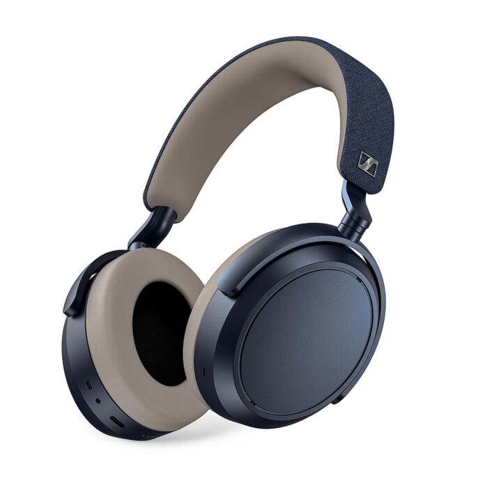 Sennheiser Momentum 4 Wireless Over Ear Headphones, Bluetooth Adaptive Noise Cancelling-ANC & Customizable Sound, 4 Digital Mics for Crystal-Clear Calls,60h Battery, 2 Yr Warranty, Denim