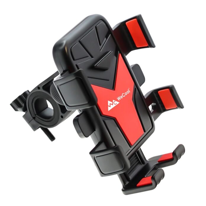 WeCool B3 One-click locking Mobile Holder for Bikes, Anti-shaking design, 3-directional cushioning pads, 360° rotation,Securely holds 6-9 cm phones, perfect for mounting map and GPS navigation devices