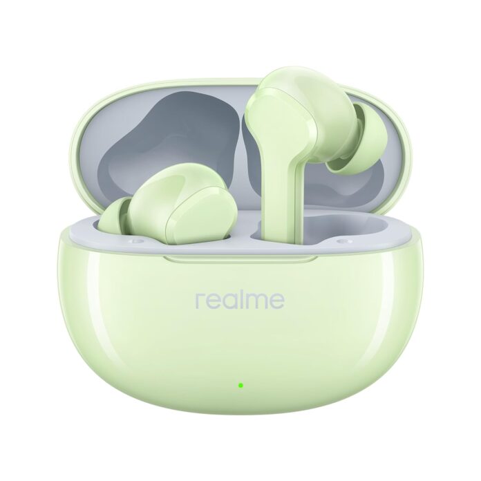 realme Buds T110 True Wireless in Ear Earbuds with 10mm Dynamic Bass Boost Driver, 38 Hours Playback, AI ENC, 88ms Low Latency & IPX5 Water Resistant (Country Green)