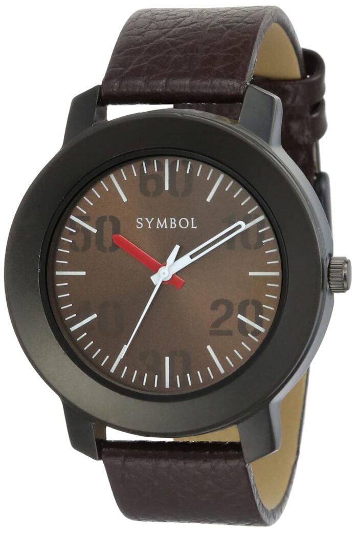 Amazon Brand - Symbol Analog Men's Watch (Dial Colored Strap)