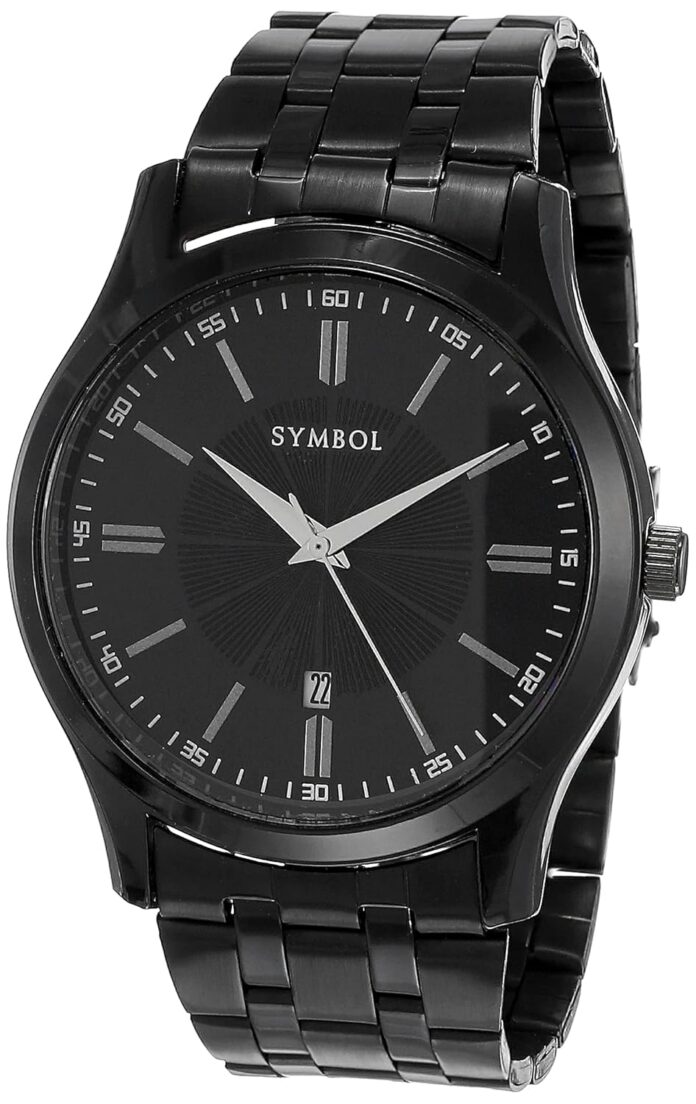 Amazon Brand - Symbol Analog Men's Watch (Dial Colored Strap)