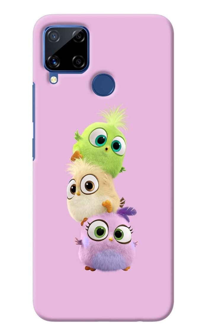 CASEKARO Cute Little Birds Printed Cover for Realme C15 | Hard Plastic Back Case