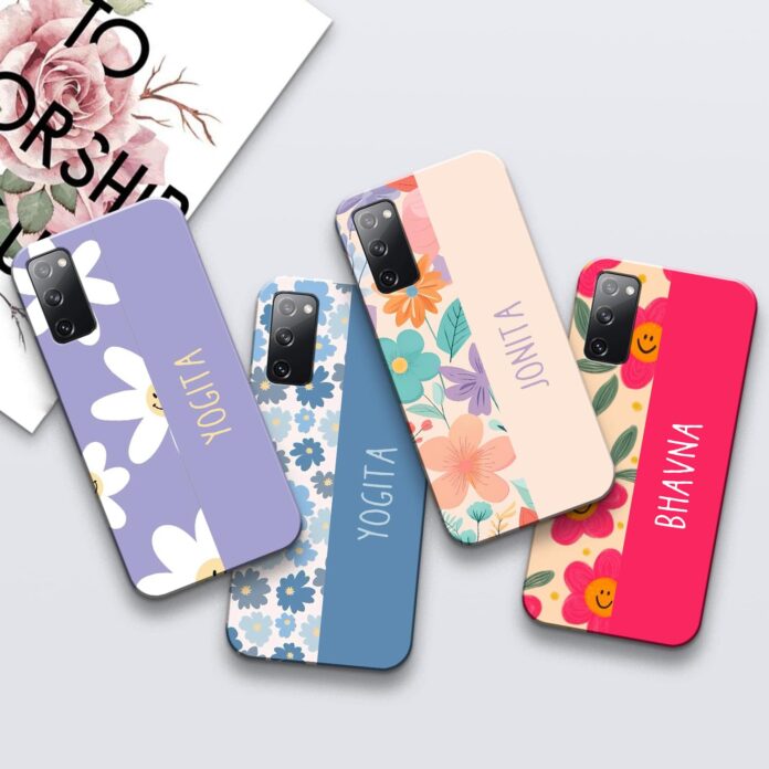 COLORflow Back Cover case Compatible with Samsung S20 FE / S20 FE 5G | Floral Names Customized Back Cover Compatible with Samsung Galaxy S20 FE / S20 FE 5G