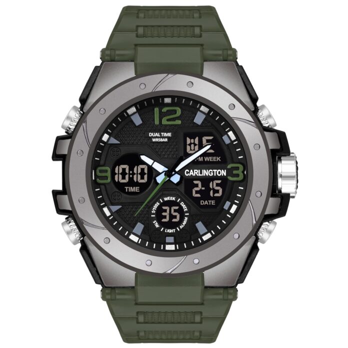 Carlington Resin Endurance Analog-Digital Sports Watch for Men and Boys - CT9105 Series One