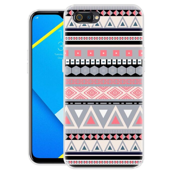 Fashionury Multicolor Pattern Designer Printed Back Case for Realme C2 Soft Silicone Shockproof Slim Back case Cover for Realme C2