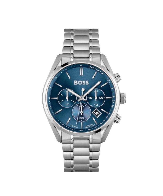 Hugo Boss Stainless Steel Analog Blue Dial Men's Watch-1513818