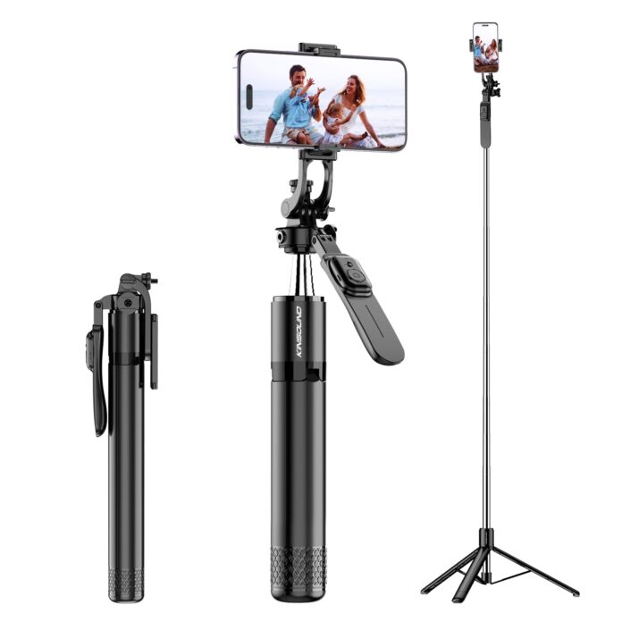 Kinsound K8-2 Long Selfie Stick with Reinforced Tripod Stand, 79.1