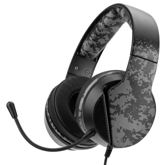 Nitho Janus Gaming Headset with Microphone, Over-Ear Stereo Headphones for Xbox Series X|S, Xbox One, PS5, PS4, Nintendo Switch, PC, Mobile, 3.5 mm Audio Jack, 40 mm Drivers - Camo