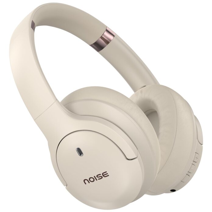 Noise Airwave Max 4 Wireless Over-Ear Headphones with 70H Playtime, ENC, 40mm Driver, Low Latency(up to 40ms), Dual Pairing, BT v5.4 (Calm Beige)