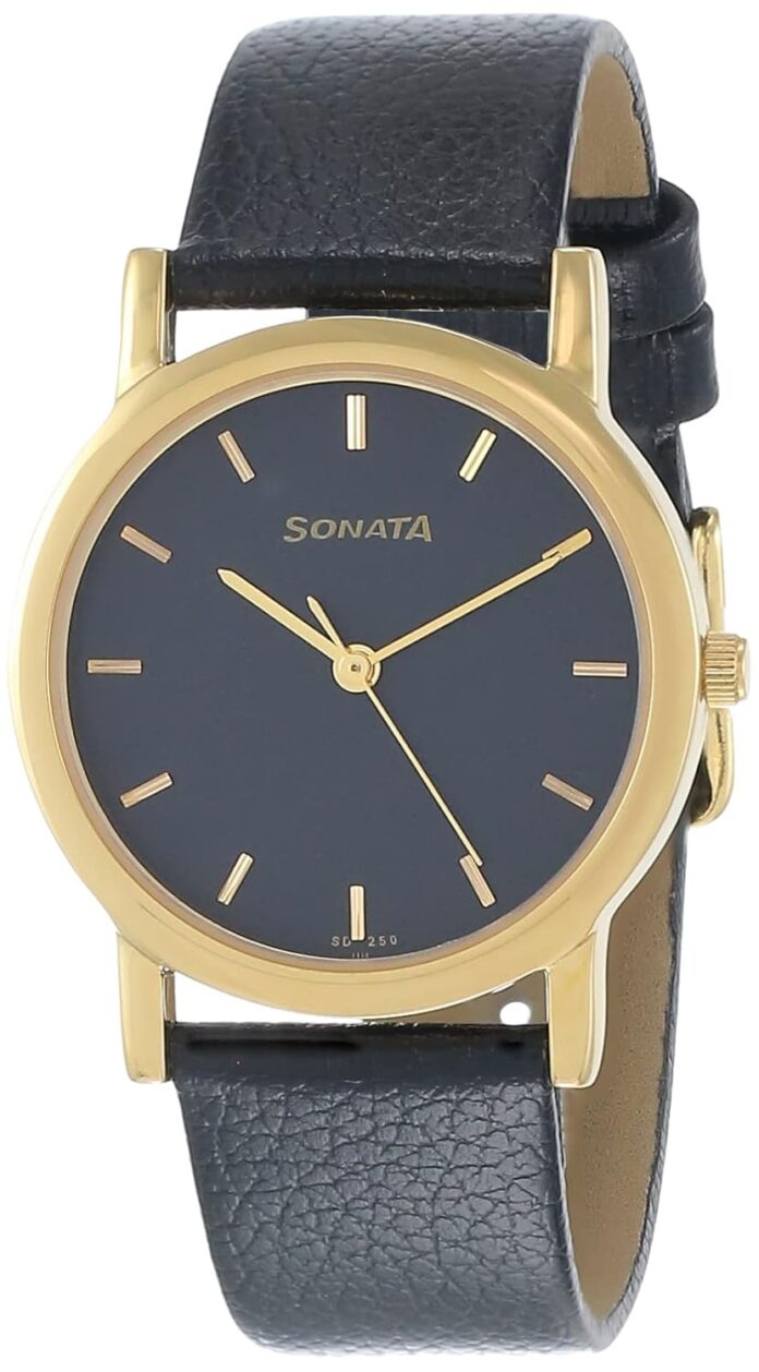 Sonata Analog Black Dial Men's Watch-NL7987YL03W/NP7987YL03W