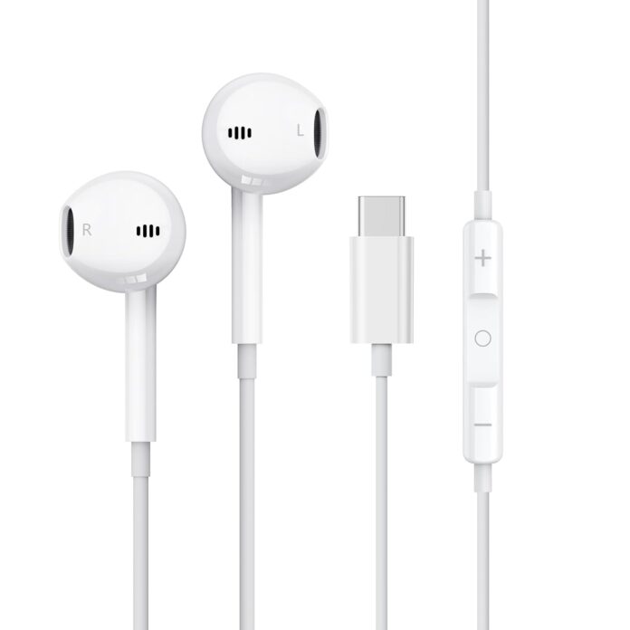 for Apple USB C Headphones Wired Earbuds with Mic [MFi Certified] Type-C Clear Call No Noise HiFi Stereo Volume Contorl Earphones for iPhone 15 16 Pro Max Samsung S24 S23 S22 Pixel 8 9 iOS & Android