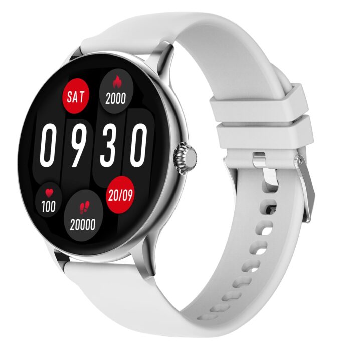Fire-Boltt Phoenix Pro Smart Watch 1.39 inch Bluetooth Calling, AI Voice Assistant, Metal Body with 120+ Sports Modes, SpO2, Heart Rate Monitoring (Silver Grey)