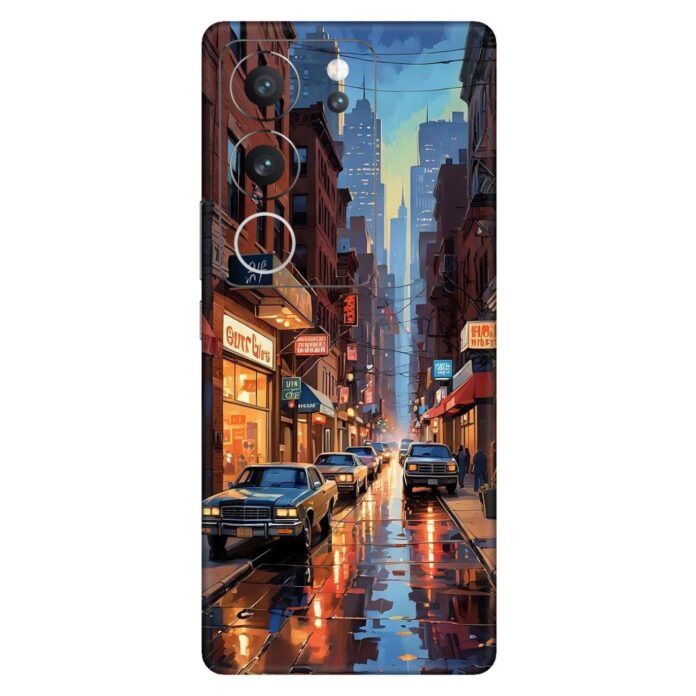 SKIN FACTORY Mobile Skin Sticker Compatible with VIVO V29 PRO Skin Not Back Cover, Camera & Back Protector Mobile Skin Wrap; VIVO V29 PRO-NE-149