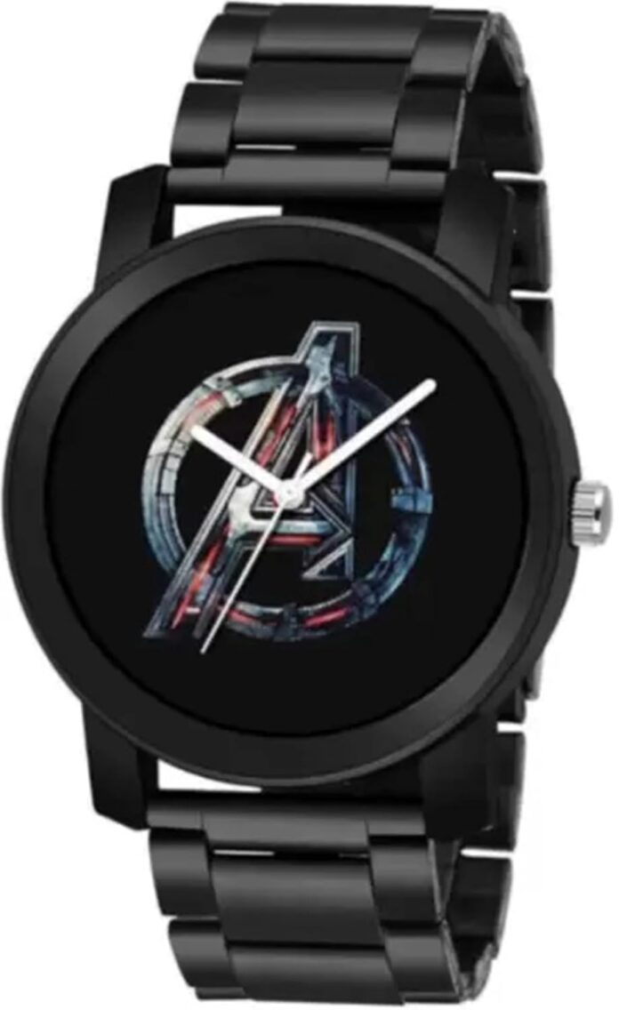 Acnos Black Diffrent Dial Pu Speedbelt Analog Watches Pack of 1 for Men for Girl for Boy Pack of 1