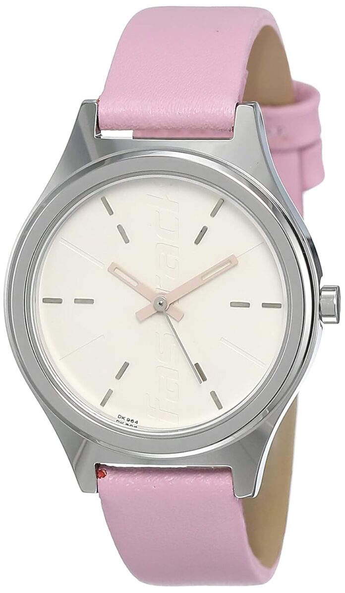 Fastrack Quartz Analog Silver Dial Watch for Girls-6233SL01/NT6233SL01