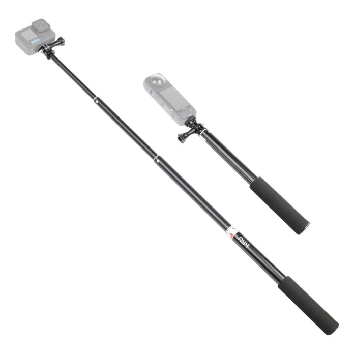 OAHU Extendable Selfie Stick for Action Camera, Waterproof Hand Grip for GoPro Hero 13/12/11/10/9/8/7, Handheld Monopod 11.8