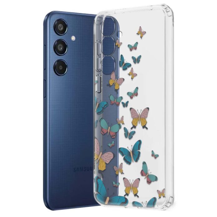 Soft Mobile Back Cover for Samsung Galaxy M35 5G (Silicone_Multicolor)