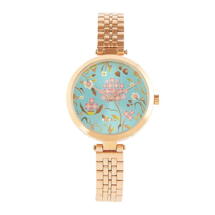 TEAL BY CHUMBAK Round Dial Analog Hand Watch for Women | Ladies Ghadi | Gifts for Women/Girls/Ladies | Stylish Fashion Watch for Casual/Work