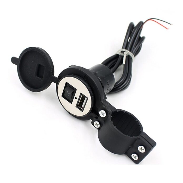 AOW Attractive Offer World Motorcycle Bike Mobile Phone USB Charger Power Adapter 12v (Waterproof) for Honda Activa 3G