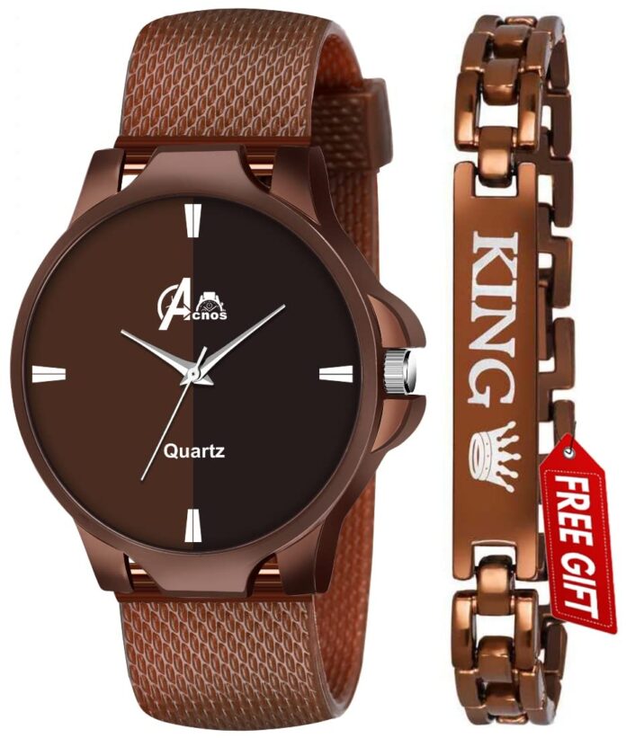 Acnos® Premium Digital Men's Watch (Multicolour Dial Multi Colored Strap)