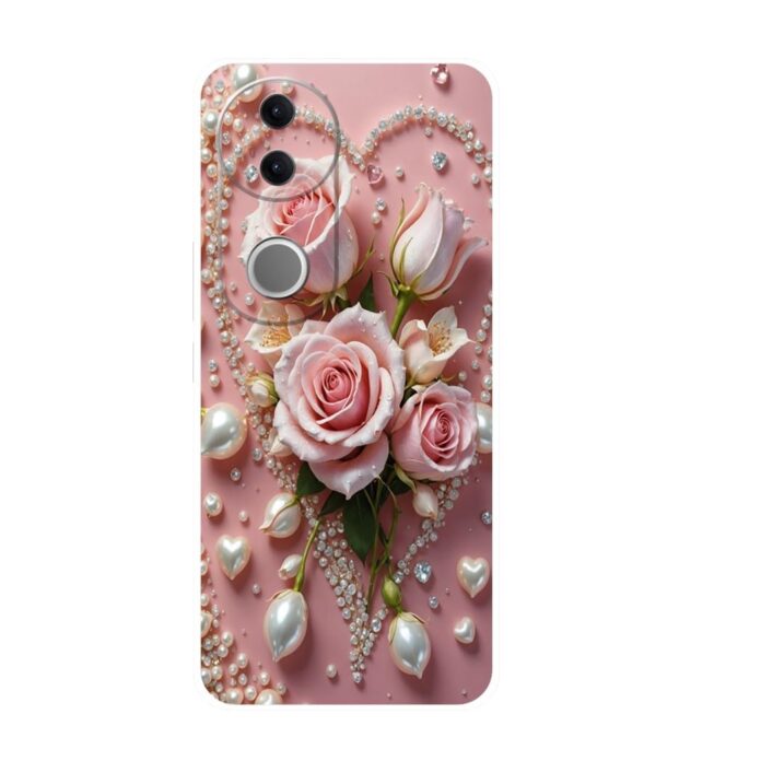 Compatible for Vivo V50 5G Back Cover, Vivo V50 5G Back Cover for Girls JP6210