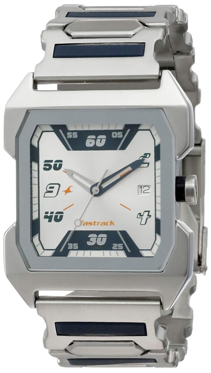 Fastrack Party Analog Silver Dial Men's Watch-NL1474SM01/NP1474SM01