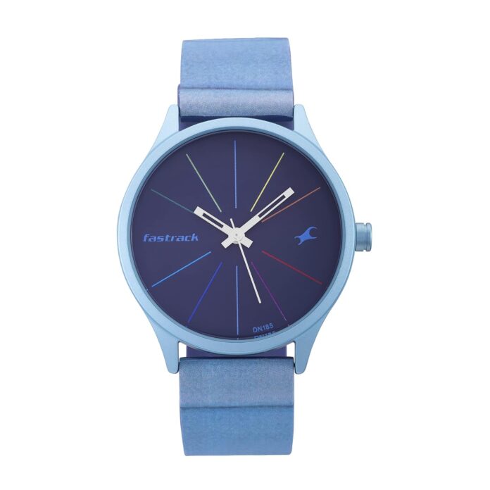 Fastrack Topicals Quartz Analog Blue Dial Silicone Strap Unisex Watch-68031AP04