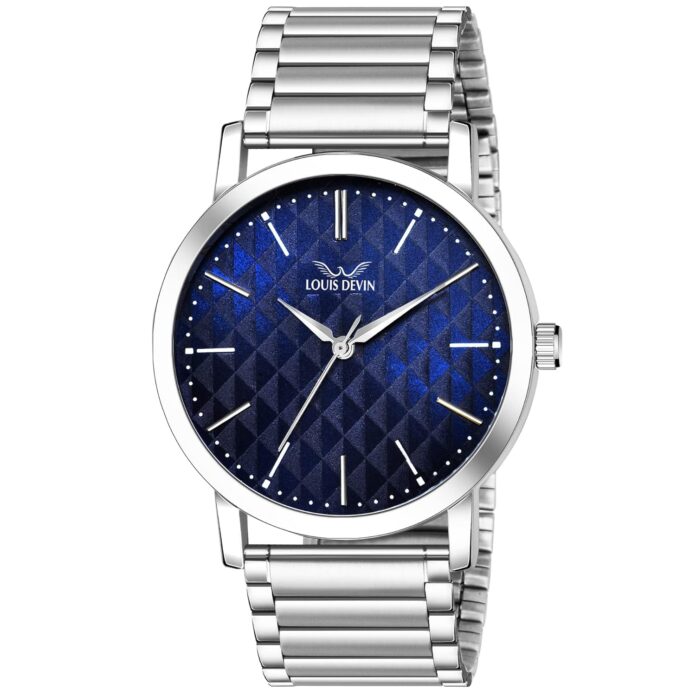 LOUIS DEVIN Stainless Steel Chain Analog Wrist Watch for Men (LD-G049)