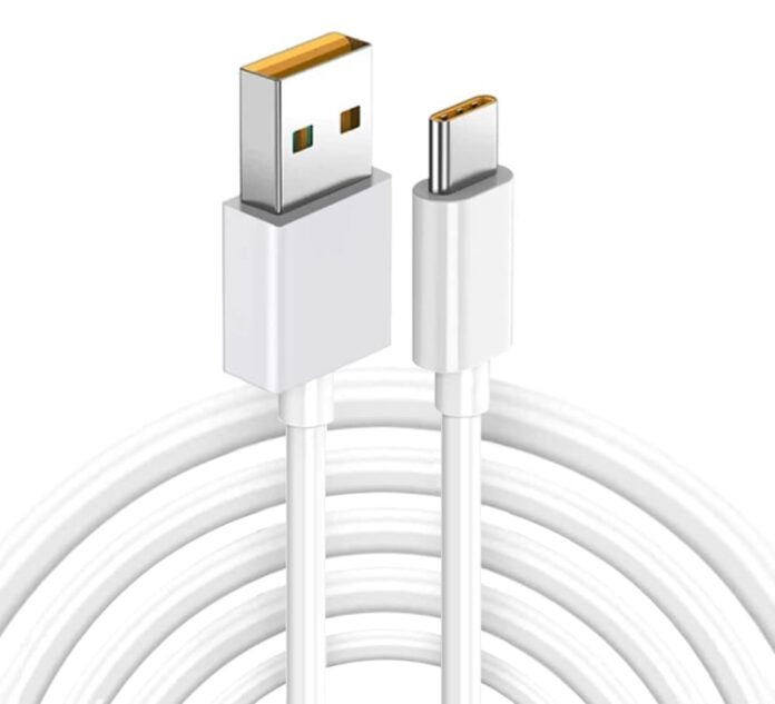 Sounce 2 Meter Realme 65W Super Vooc Charge, Data Sync Fast Charging Type-C Cable Compatible for Realme XT, Realme XT 730G, Realme X2, Realme 6 Pro, Realme Narzo 20A, Realme 7, Realme 7 Pro