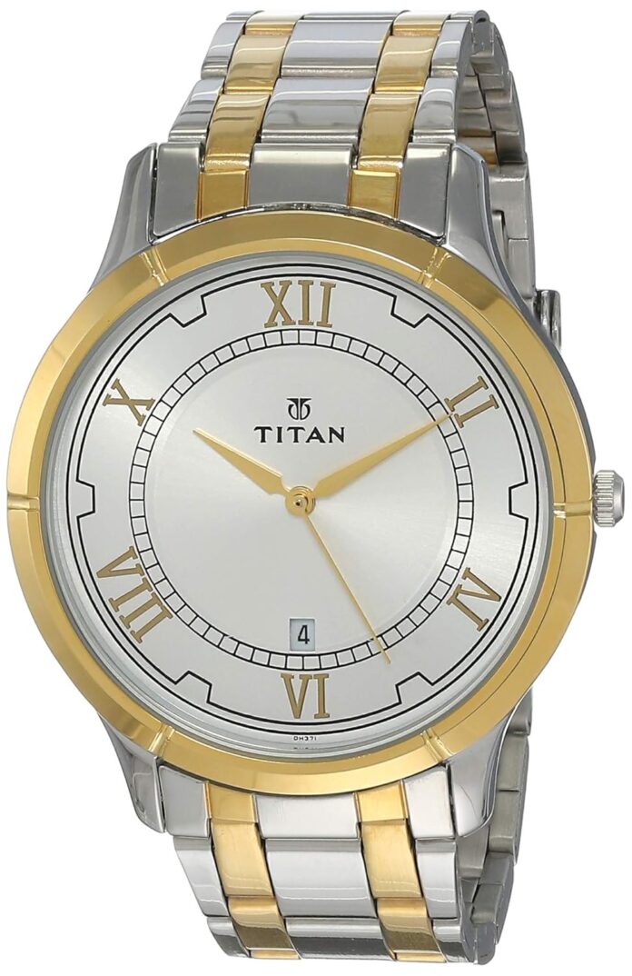 Titan Karishma Analog Silver Dial Men's Watch NM1775BM01/NN1775BM01/NP1775BM01