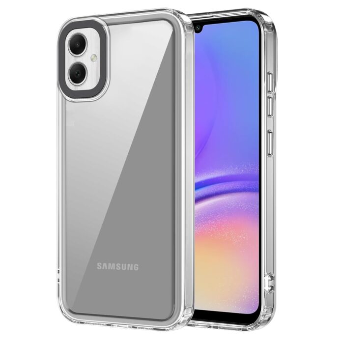 amazon basics Back Case Cover for Samsung Galaxy A05 (TPU + PC_Transparent)