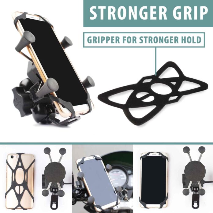 AOW ATTRACTIVE OFFER WORLD X-Grip Fast Bike Mobile Charger & Phone Holder Verson 2 for Hero Passion
