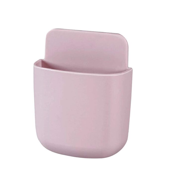 ISTARA Plastic Wall Hanging Mobile Phone Holder Stand for Home & Office Use Charging Stand, Charging Stand for All Smartphones Basic Mobile Phones (2)